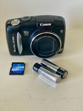 Canon PowerShot SX120 IS 10.0 MP 10x Optical Zoom Point & Shoot Camera TESTED